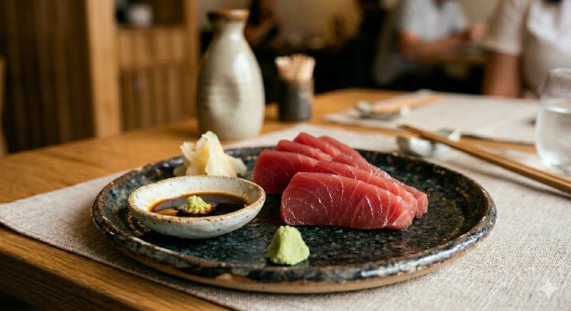 Maguro (tuniak) sashimi