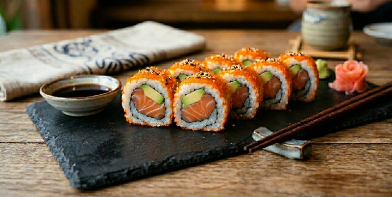 Aljaška Rolls (losos)