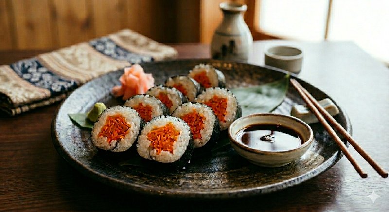 Mrkva (carrot) maki