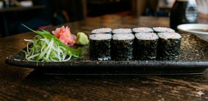Krabie tyčinky (surimi) maki
